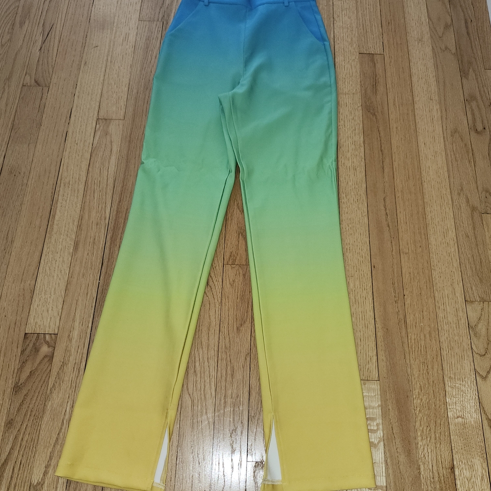 Kids Gradient Blue and Yellow Pants